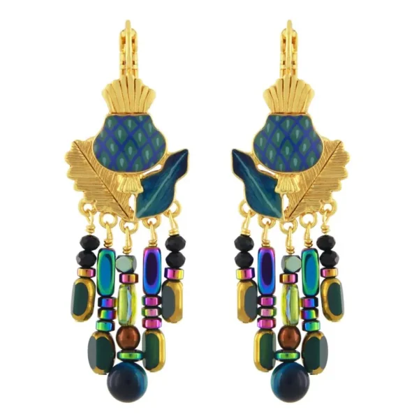 Taratata Bijoux Chardon bleu New